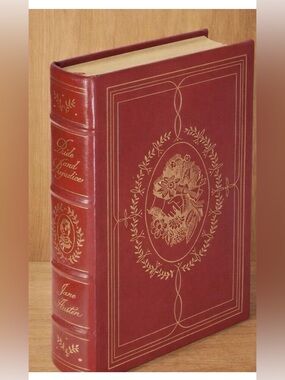 PRIDE PREJUDICE LIMITED EDITION Jane Austen Hardcover Leather Gold Gilded
Silk